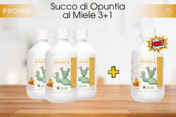 Succo di Opuntia al Miele 3+1