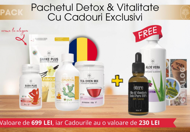  Pachetul DETOX & VITALITATE – Cu Cadouri Exclusivi